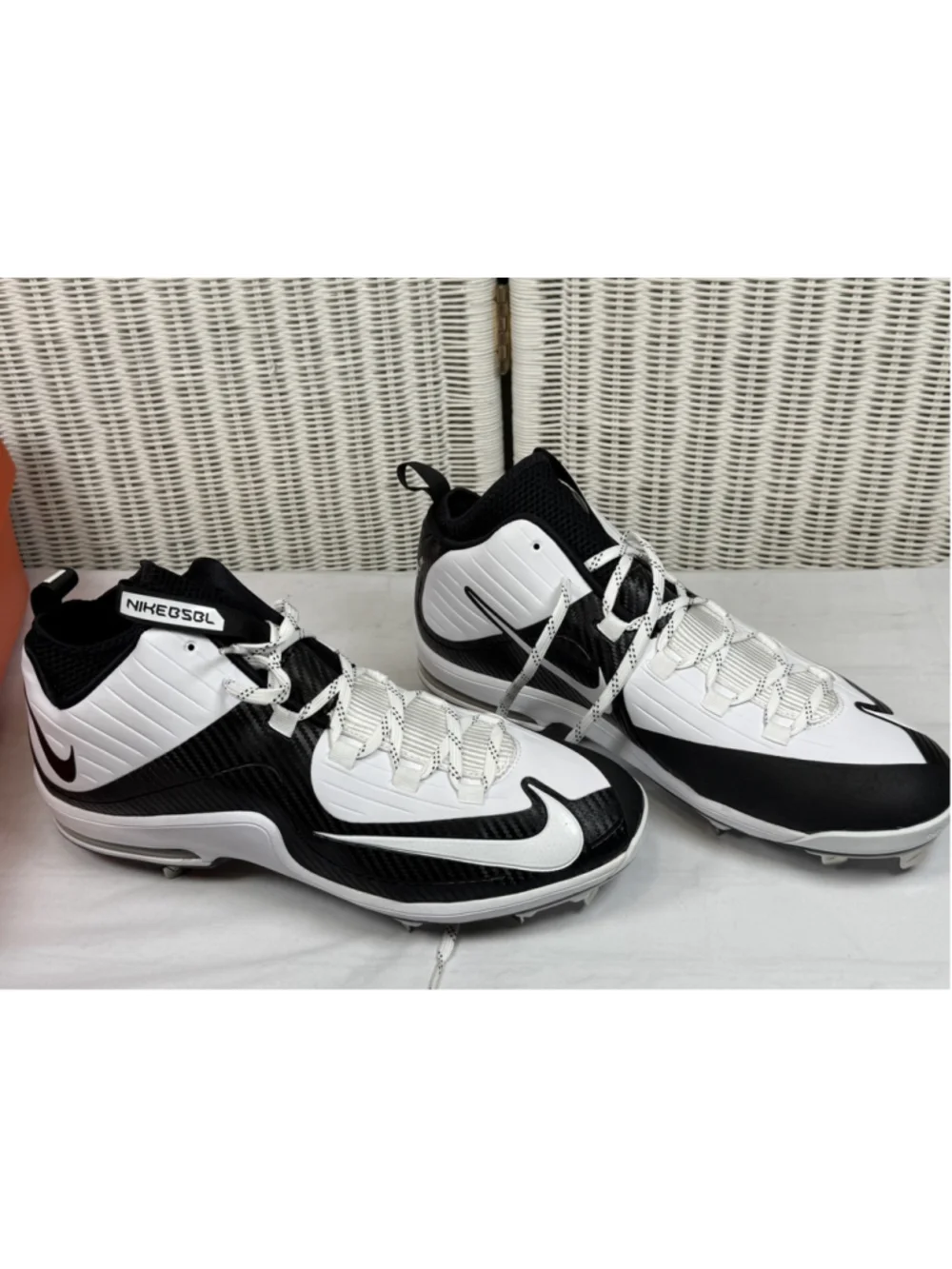 Nike Air Max MVP Elite 2 - 3/4 Metal Baseball Cleats Size 14- 684687-110 - New